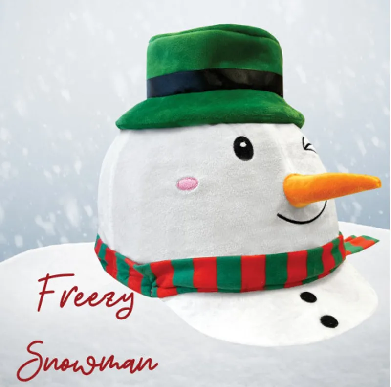 Equetech Freezy Snow Man Hat Silk - White 
